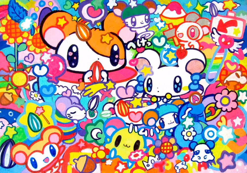Superflat Pop aesthetic -