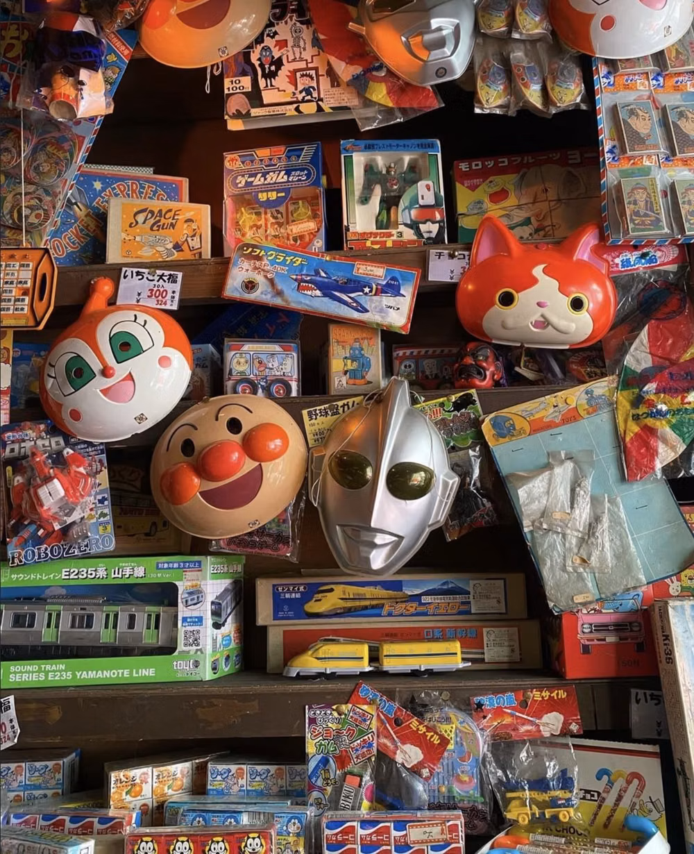 Japanese capsule toys colorful collection photograph -