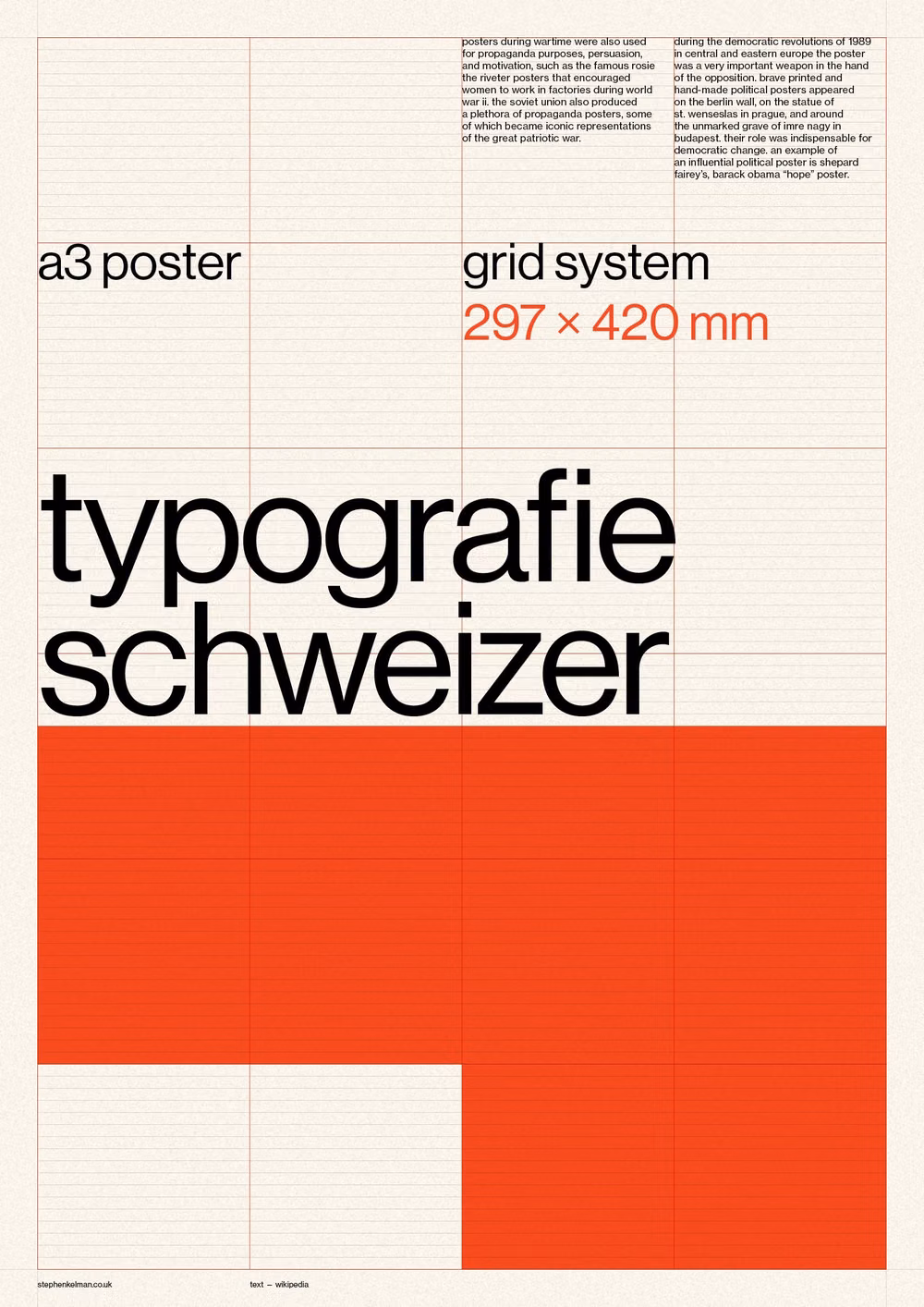 Swiss Style aesthetic - grid / Cosmos