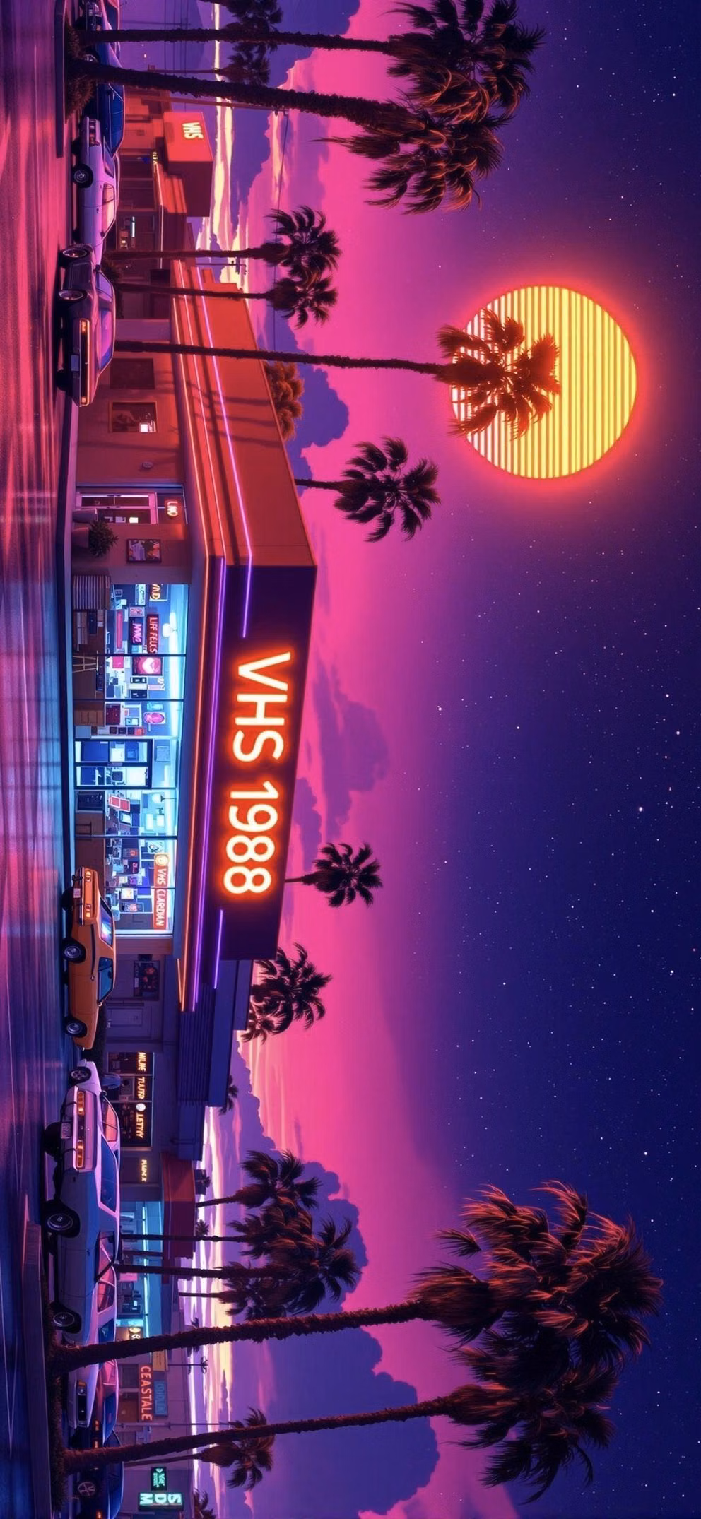 Synthwave / Outrun aesthetic -
