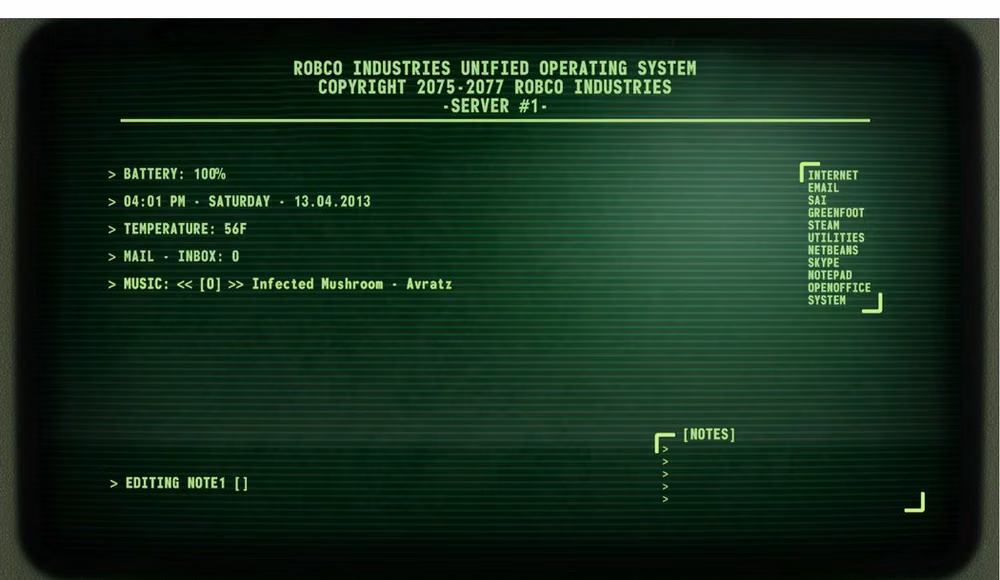 Terminal / CLI UI aesthetic -