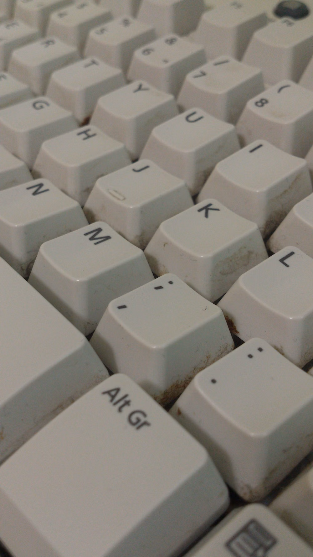 vintage teletype machine keyboard photograph - An old keyboard.