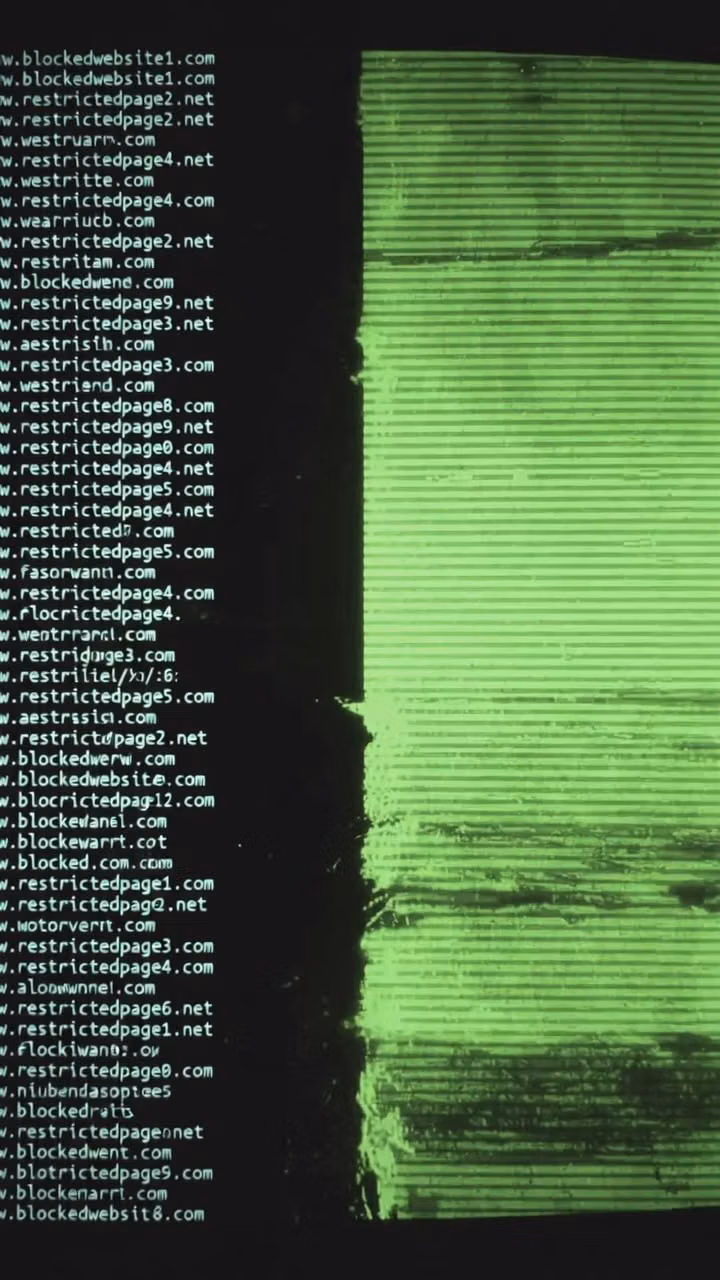 green phosphor CRT terminal screen photograph -