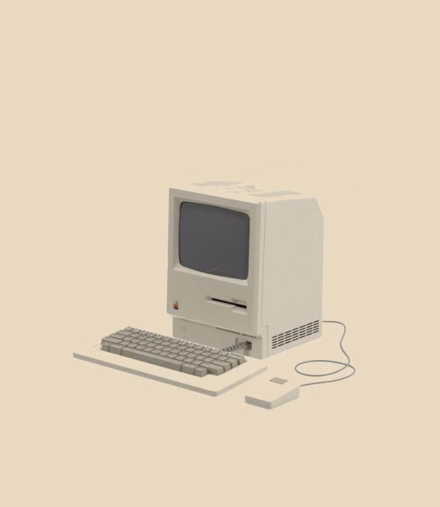 1990s beige computer mouse photograph - 