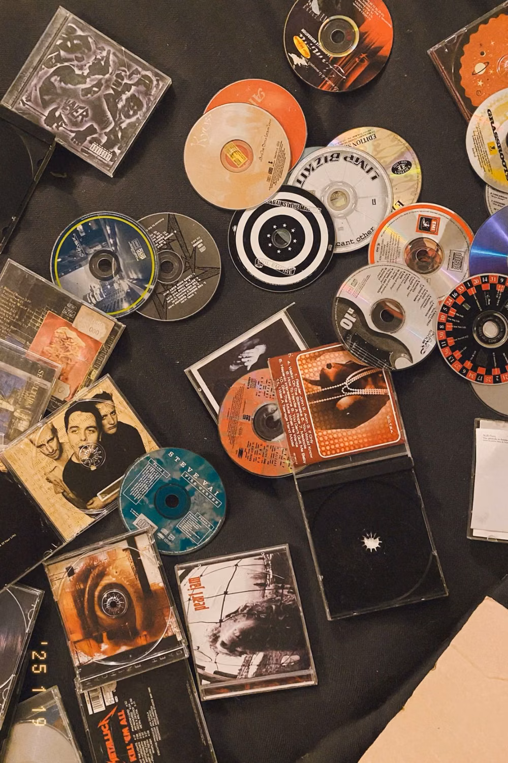 1990s CD ROM discs collection photograph - 
