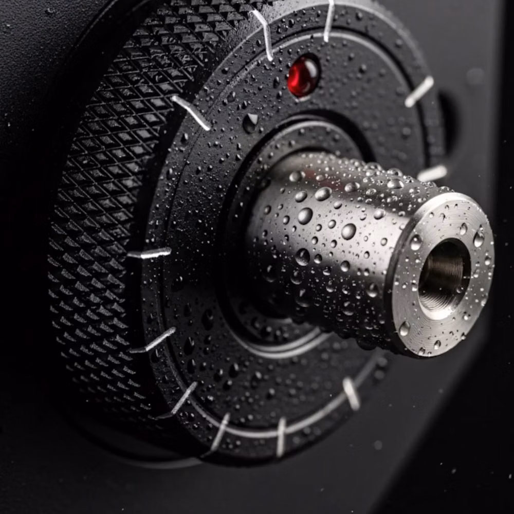 machined aluminum audio knobs macro photograph - "Technik, die begeistert: Mit modernster Robotik, erstklassiger Elektronik und ausgeklügelter Mechanik schaffen wir Lösungen für eine vernetzte Zukunft!"

Unser Fazit: Wie auch in unserem Business - auf Details kommt es darauf an und wie die einzelnen Disziplinen, Komponenten und Bauteile miteinander arbeiten und in der Gesamtsumme harmonisieren.